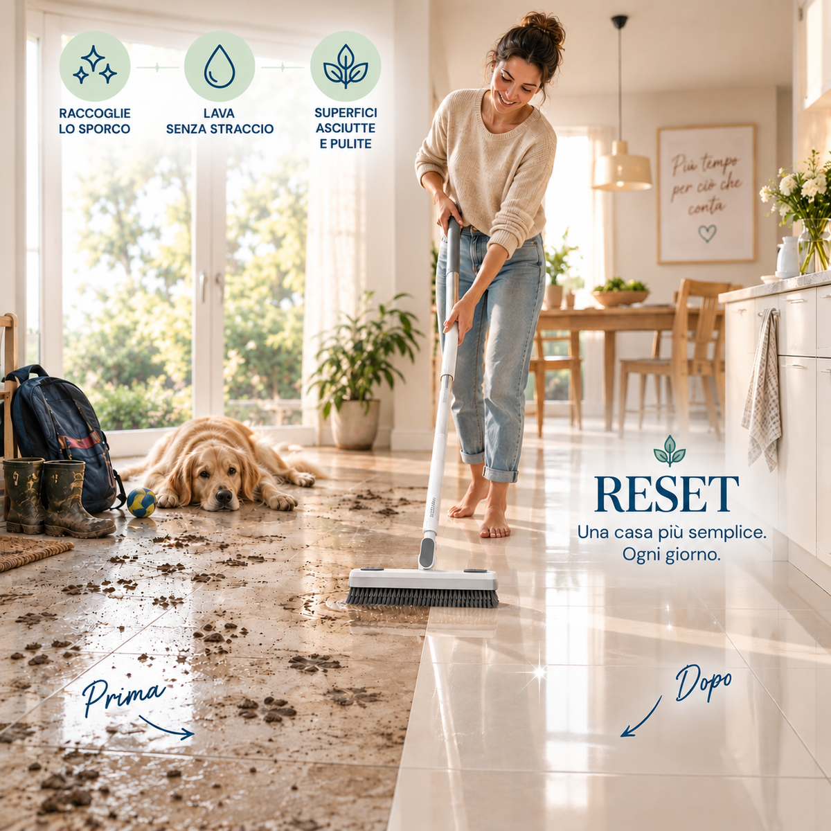 Reset - Spazza. Lava. Semplifica